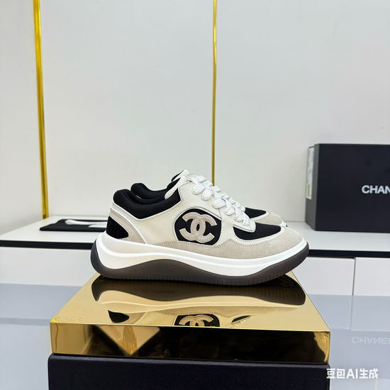 Chanel Casual Thick Sole Comfortable Versatile Daily Sneakers