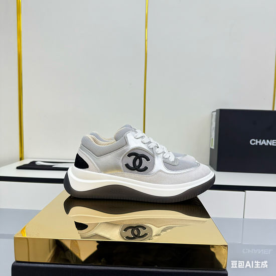 Chanel Casual Thick Sole Comfortable Versatile Daily Sneakers