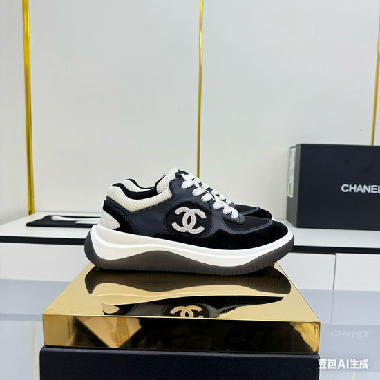 Chanel Casual Thick Sole Comfortable Versatile Daily Sneakers