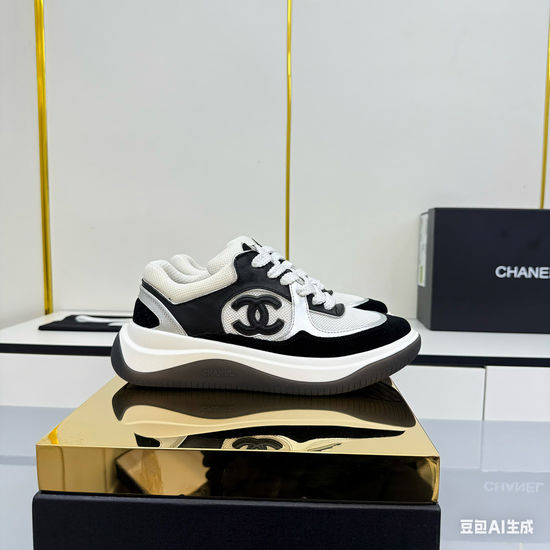 Chanel Casual Thick Sole Comfortable Versatile Daily Sneakers