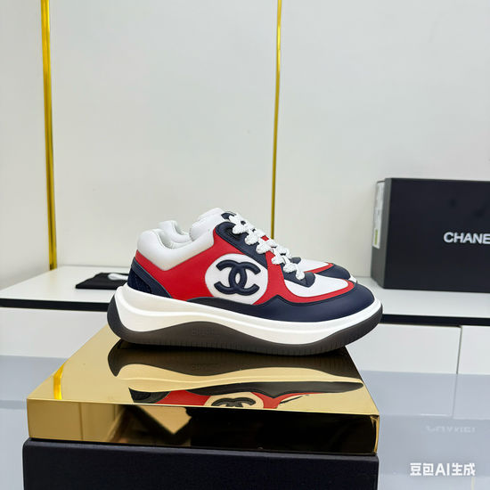 Chanel Casual Thick Sole Comfortable Versatile Daily Sneakers