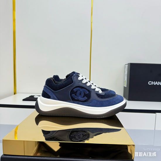 Chanel Casual Thick Sole Comfortable Versatile Daily Sneakers