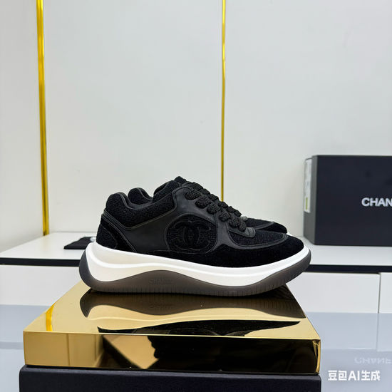Chanel Casual Thick Sole Comfortable Versatile Daily Sneakers