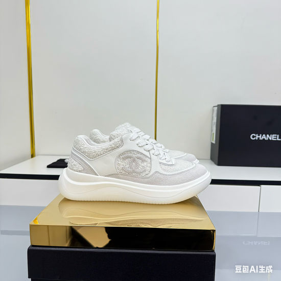 Chanel Casual Thick Sole Comfortable Versatile Daily Sneakers