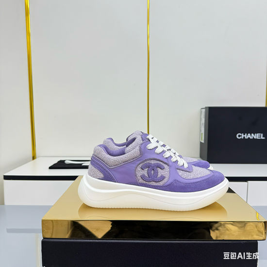 Chanel Casual Thick Sole Comfortable Versatile Daily Sneakers