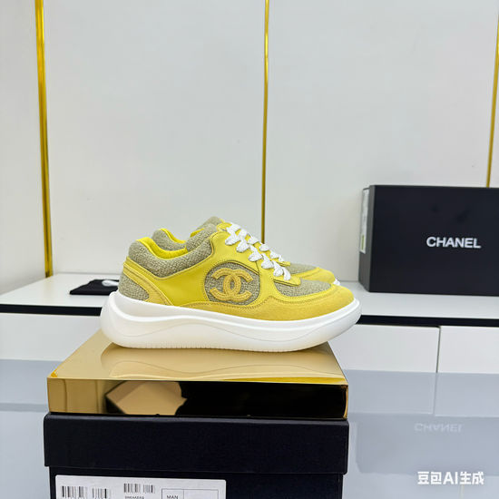 Chanel Casual Thick Sole Comfortable Versatile Daily Sneakers