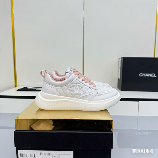 Chanel Casual Thick Sole Comfortable Versatile Daily Sneakers