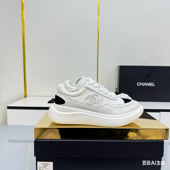 Chanel Casual Thick Sole Comfortable Versatile Daily Sneakers