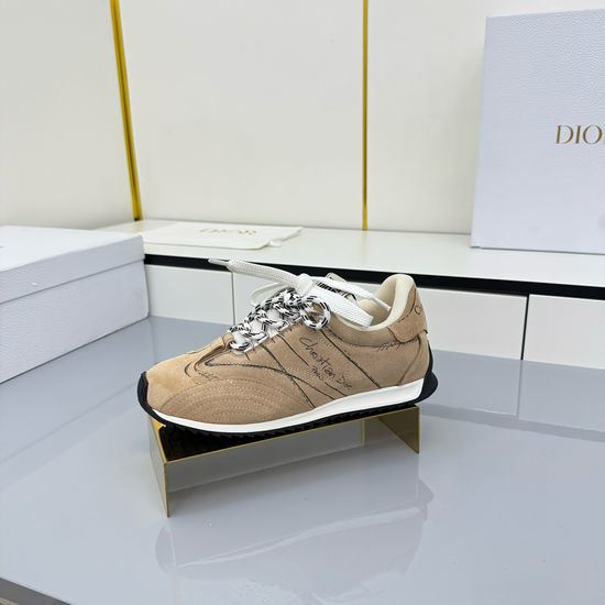Christian Dior CD Classic Printed Casual Sneakers With Logo Details