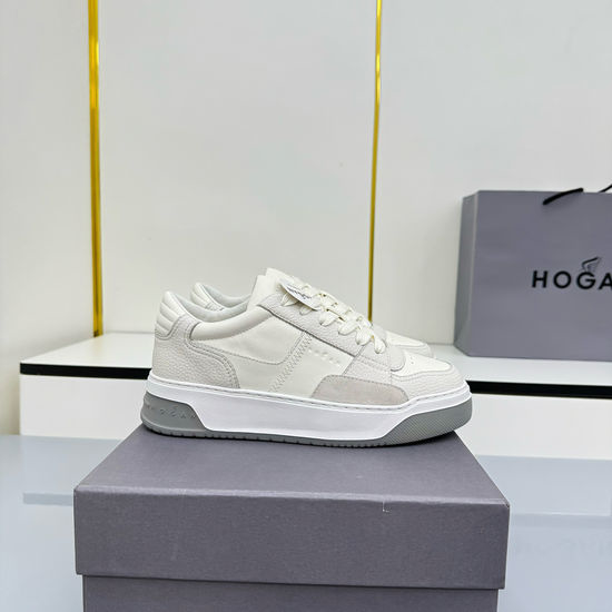 Hogan Cushioned Leather Casual Anti-slip Comfortable Daily Sneakers