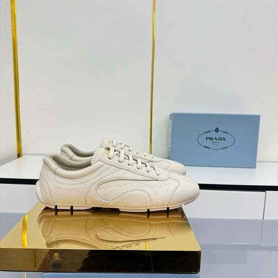 Prada Retro Suede Comfortable Casual Training Shoes