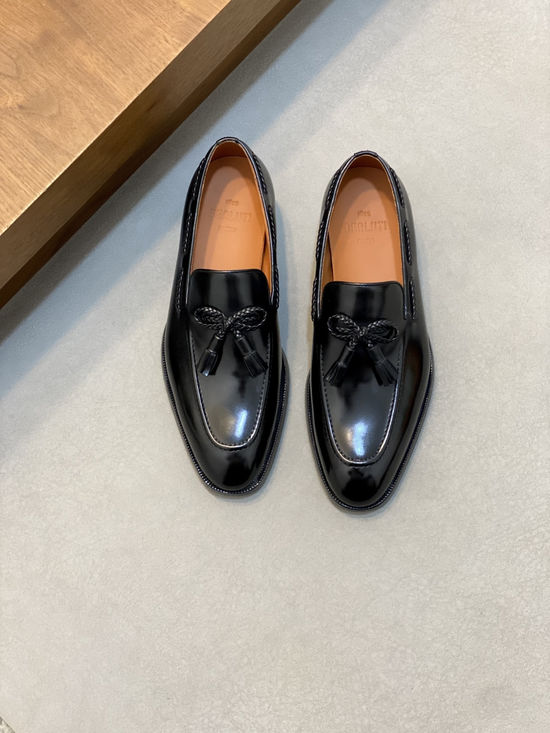Berluti Premium Leather Formal Dress Shoes with Hand-finished Patina