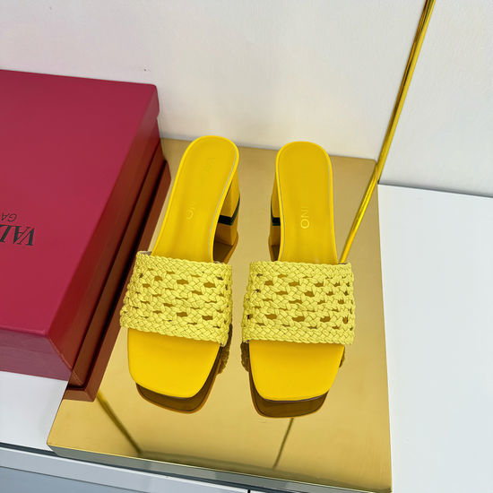 Valentino Hand Woven Leather Sole Dress Shoes