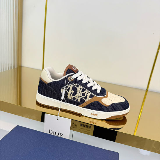 Christian Dior Vintage Pattern Low Top Casual Sneakers