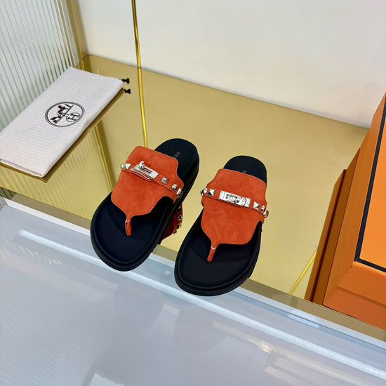 Hermes Casual Non-Slip Thong Sandals Comfortable Daily Footwear