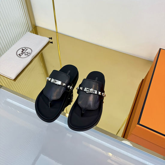 Hermes Casual Non-Slip Thong Sandals Comfortable Daily Footwear