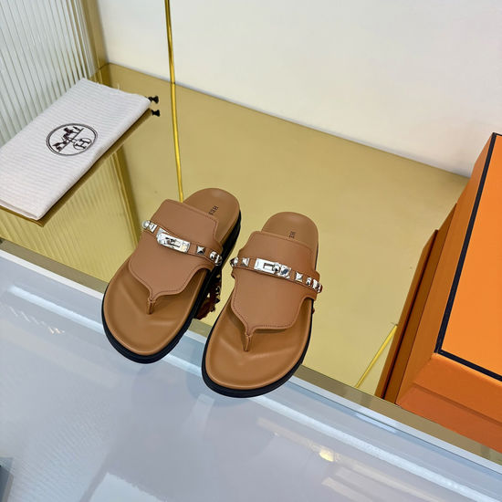Hermes Casual Non-Slip Thong Sandals Comfortable Daily Footwear