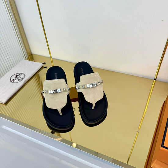 Hermes Casual Non-Slip Thong Sandals Comfortable Daily Footwear