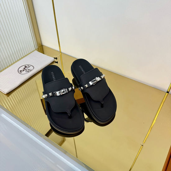 Hermes Comfortable Thong Sandals Non-Slip Durable Sole