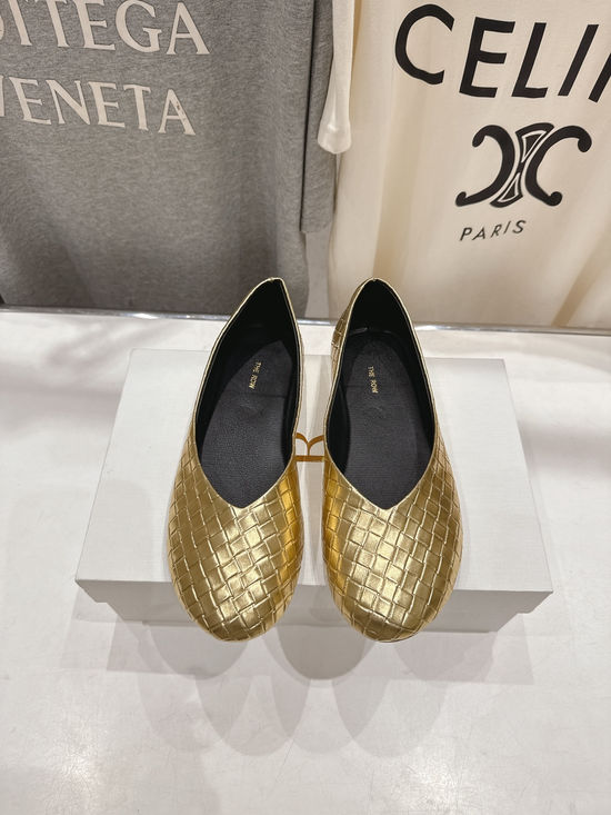 The Row Woven Textured Slip On Mary Jane Comfortable Flat Shoes