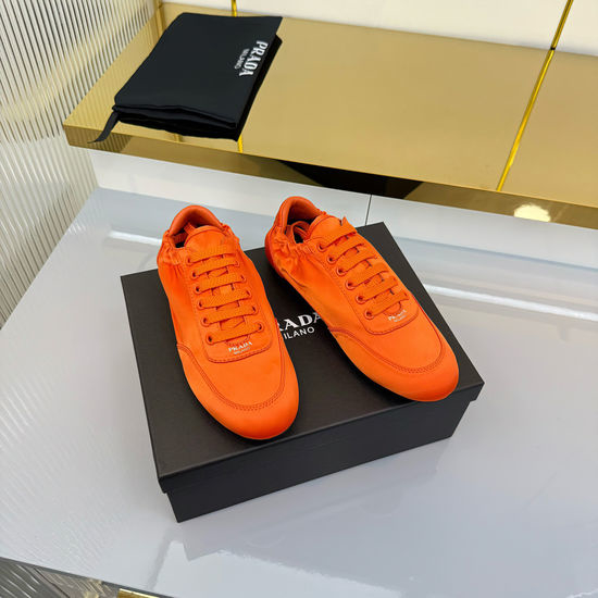 Prada Lace-up Casual Flat Shoes Premium Upper Soft Insole