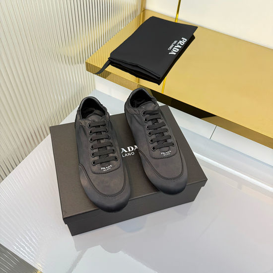 Prada Lace-up Casual Flat Shoes Premium Upper Soft Insole