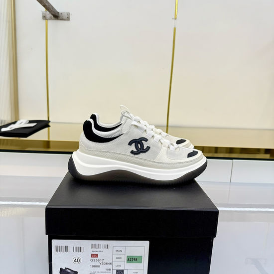Chanel Classic Two-tone Comfortable Casual Durable Daily Sneakers