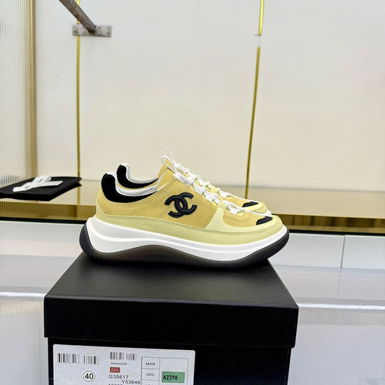 Chanel Classic Two-tone Comfortable Casual Durable Daily Sneakers