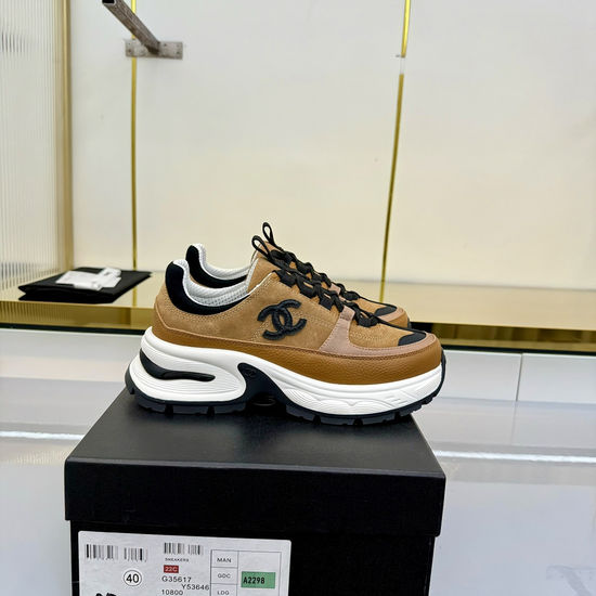 Chanel Classic Black White Sneakers Casual Comfortable Fashion Skate Shoes