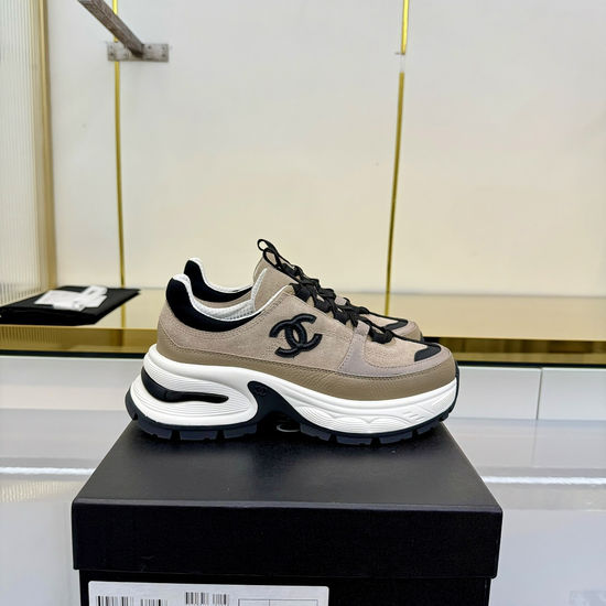 Chanel Classic Black White Sneakers Casual Comfortable Fashion Skate Shoes