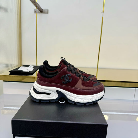 Chanel Classic Black White Sneakers Casual Comfortable Fashion Skate Shoes