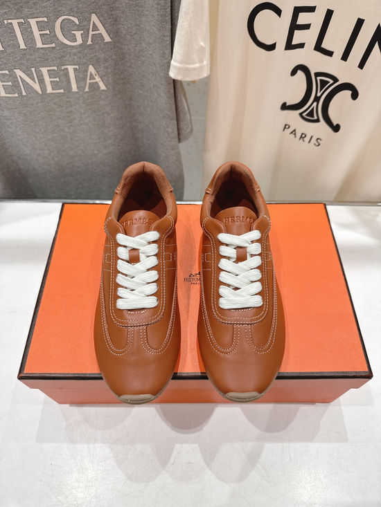 Hermes Color-block Casual Sneakers Comfortable Non-slip Fashion Footwear