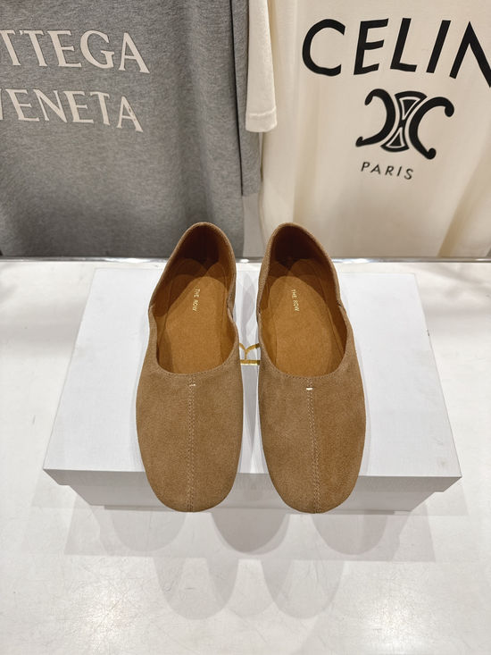 The Row Minimalist Slip On Mary Jane Loafers Casual Comfort