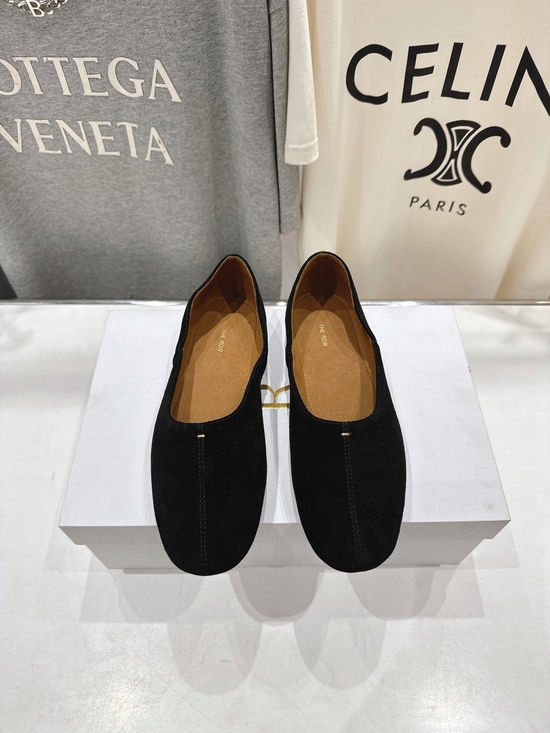 The Row Minimalist Slip On Mary Jane Loafers Casual Comfort