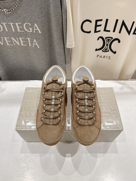 Golden Goose Vintage Distressed Thick Sole Casual Shoes