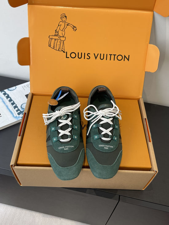 Louis Vuitton Suede Leather Comfortable Casual Dance Athletic Shoes