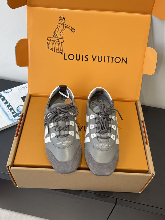 Louis Vuitton Suede Leather Comfortable Casual Dance Athletic Shoes