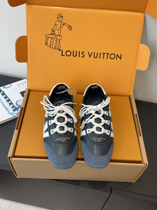 Louis Vuitton Suede Leather Comfortable Casual Dance Athletic Shoes