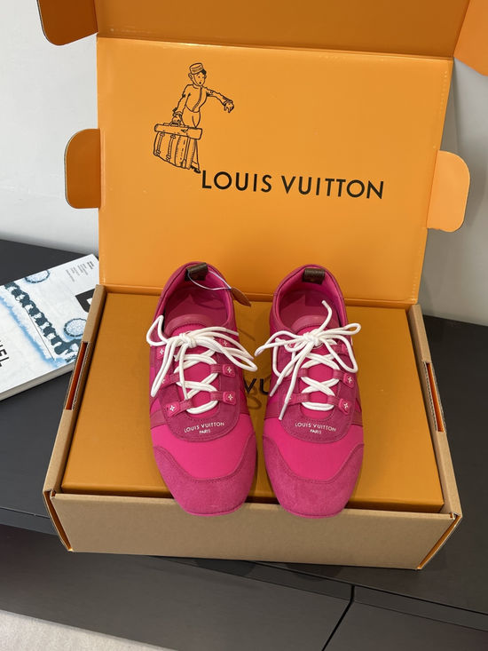 Louis Vuitton Suede Leather Comfortable Casual Dance Athletic Shoes