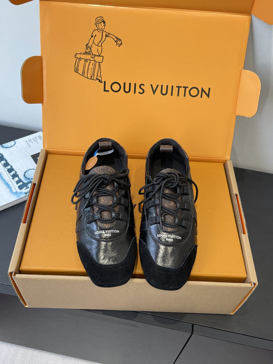 Louis Vuitton Suede Leather Comfortable Casual Dance Athletic Shoes