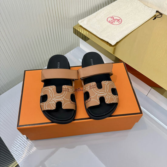 Hermes Classic Toe Post Sandals Comfortable Slip Resistant Outsole
