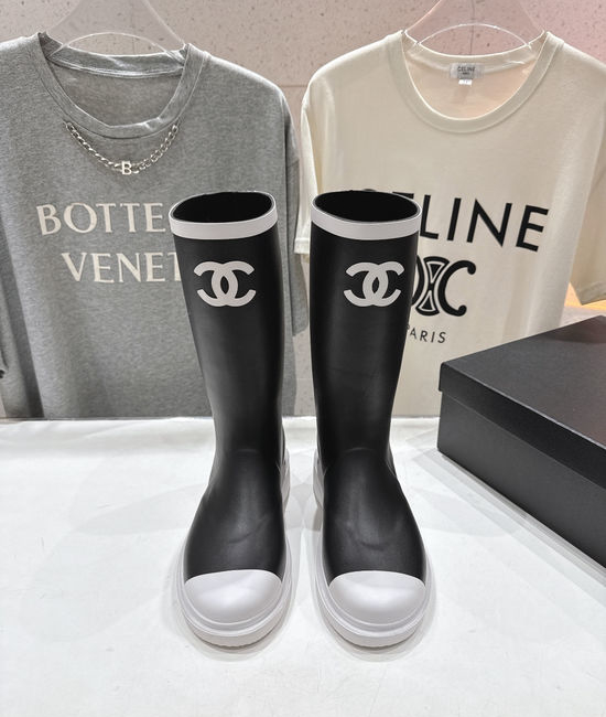 Chanel Stylish Waterproof Knee High Boots with Comfort Insole