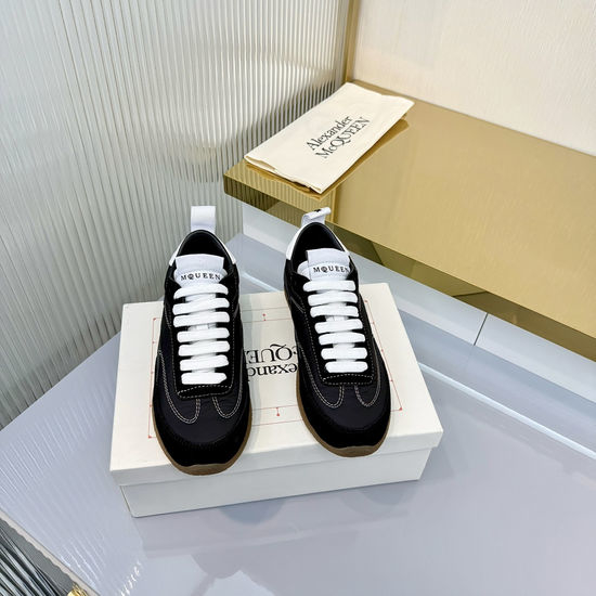 McQueen Soft Suede Casual Comfortable Daily Versatile Sneakers