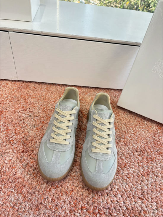 Maison Margiela Classic Cowhide Suede Stitching Casual Training Shoes