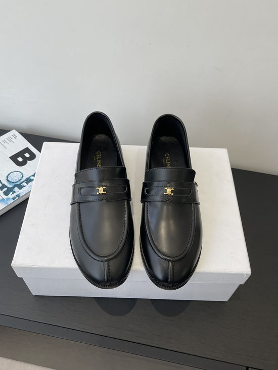 Celine Classic Loafers with Tassel Details for Versatile Style