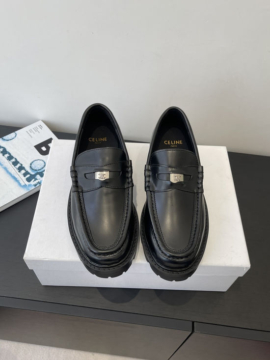 Celine Classic Loafers with Tassel Details for Versatile Style