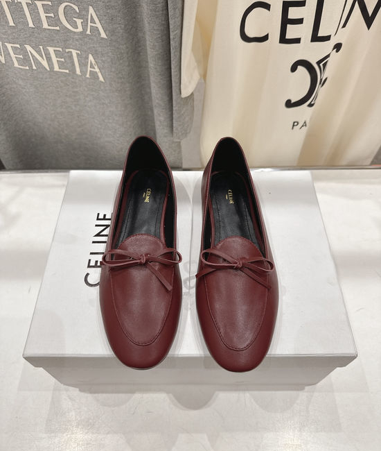 Celine Genuine Leather Slip-on Flat Casual Loafers