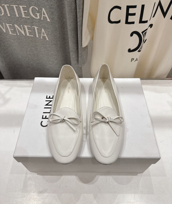 Celine Genuine Leather Slip-on Flat Casual Loafers