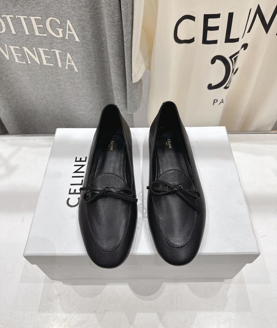 Celine Genuine Leather Slip-on Flat Casual Loafers