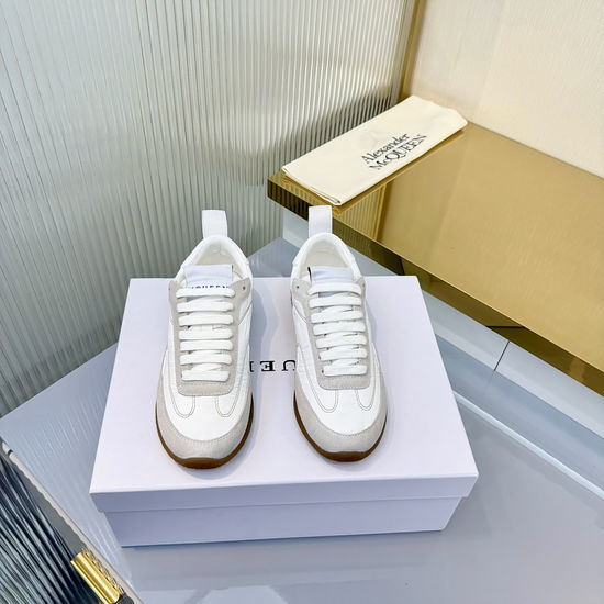 McQueen Soft Suede Casual Comfortable Daily Versatile Sneakers